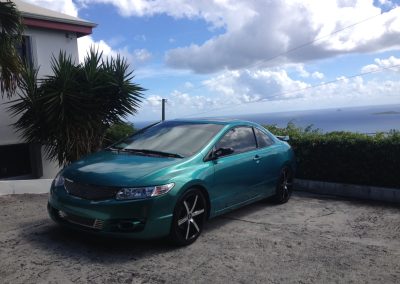 Caribbean Blue/Green on 09 Civic