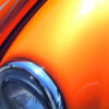 This 25 gram Bright Orange Candy Pearl powder is a great pigment for creating your very own Orange pearl tinted clears in both custom paint or powder-coating applications. It is guaranteed to mix well with any clear paints or tinted candy paints, and has a temperature threshold of about 400 degrees fahrenheit. It is a very fine powder and will spray well through airbrushes, powder guns, and HVLP paint guns. It is very light, so it stays well mixed in paint without settling too fast in your gun, and can make great tinted clears for light to heavy effects (it's your choice). One 25 gram bag treats from 1 to 2 quarts of clear. Hint: Use under our Gold Ghost Pearl for an effect like Lamborghini Orange.