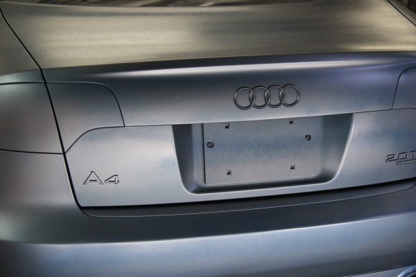 Pewter Titanium DIY Paint Colors being vehicle dipped on an Audi