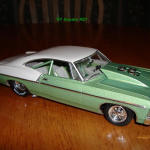 Apple Green Candy Pearl and Silver Crystal used on model Impala.