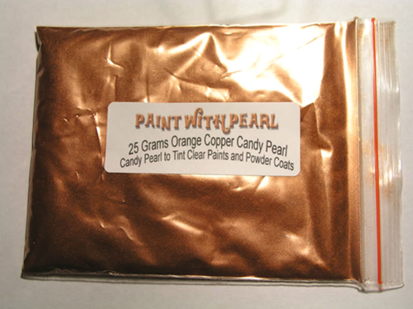 25 Gram Bag Orange Copper DIY Paint Colors