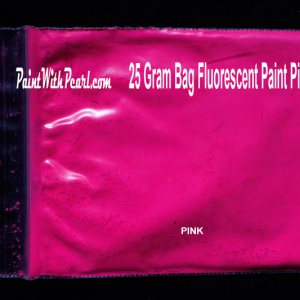 25 Gram Bag Pink Neon Glow Paint Pigment