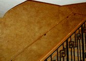 Bronze Copper Used in Faux Finish Glaze and Sponged on Wall.