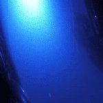 Green Ghost Pearl on top of Electric Blue Candy pearl