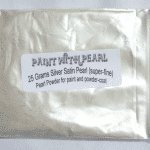 25 gram bag of Silver Satin Ghost Pearl