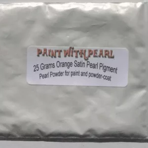 Orange Satin 25g bag of Pearl.