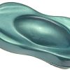 Teal green DIY Paint Colors painted on a speed shape. Use in any custom coating.